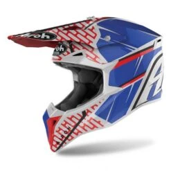 Casque Airoh Wraap Idol Red / Blue