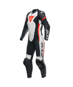 Combinaison Dainese Grobnik Lady 1PC Perf. Black/White/Fluo-Red
