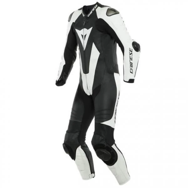 Dainese Laguna Seca 5 1-PC Leather Suit Perf. Black White - Combinaison Moto - Vêtements 1 Dainese Laguna Seca 5 1-PC Leather Suit Perf. Black White - Combinaison Moto - Vêtements