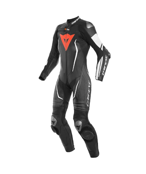 Dainese Misano 2 D-Air Lady Perf. 1-P Suit Black-Black-White 1 Dainese Misano 2 D-Air Lady Perf. 1-P Suit Black-Black-White