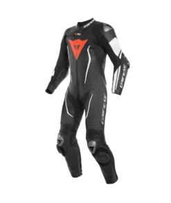 Dainese Misano 2 D-Air Perf. 1-P Suit Black-Black-White