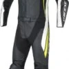 Dainese AVRO D2 Two Piece Suit BLACK/WHITE/YELLOW-FLUO