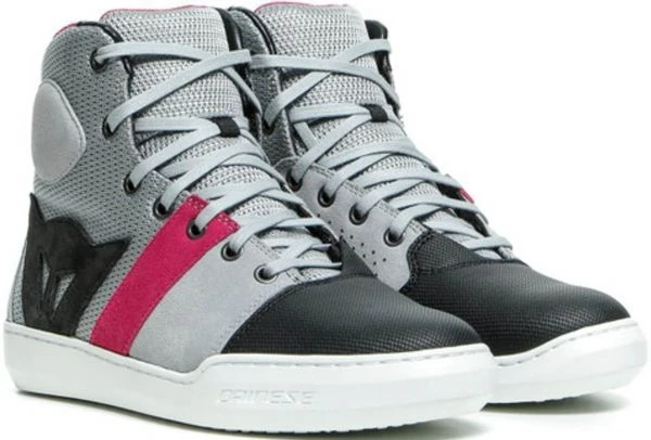 Dainese York Air Lady Shoes Light-Gray/Coral