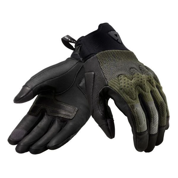 Revit Kinetic Gloves Black-Brown - Short Gloves - Gants 1 Revit Kinetic Gloves Black-Brown - Short Gloves - Gants