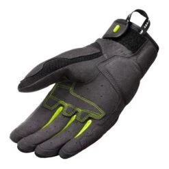 Revit Volcano Gloves Black-Neon Yellow - Long Gloves - Gants