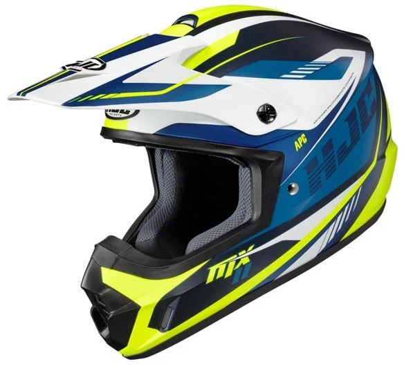 HJC CS-MX II Drift Blue/Yellow MC3HSF 1 HJC CS-MX II Drift Blue/Yellow MC3HSF
