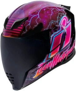 Icon Airflite Synthwave Purple Full-Face Helmet