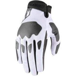 Icon Hooligan Gloves White
