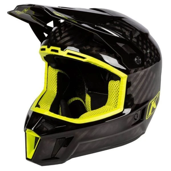 Klim F3 Carbon Helmet ECE Hi-Vis 1 Klim F3 Carbon Helmet ECE Hi-Vis