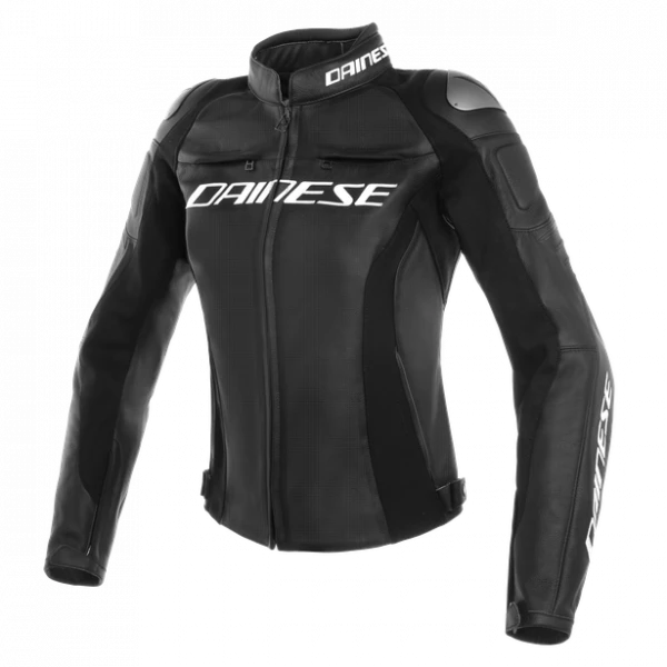 Dainese RACING 3 LADY Leather Jacket BLACK/BLACK/BLACK 1 Dainese RACING 3 LADY Leather Jacket BLACK/BLACK/BLACK
