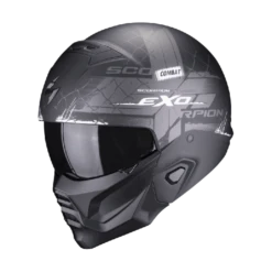 Scorpion EXO-Combat 2 XENON Matt Black-White